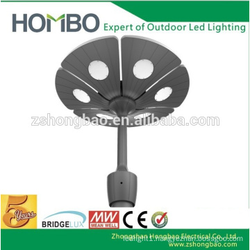 Direct factory Aluminum flower-Shaped art pole top IP65 UL CE RoHS DLC SMD 60W Led Garden Lights